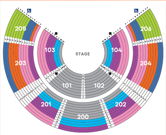 Cirque du Soleil LUZIA, Dec 13 at 1:00pm, Section 203, Row Q, Seat 13