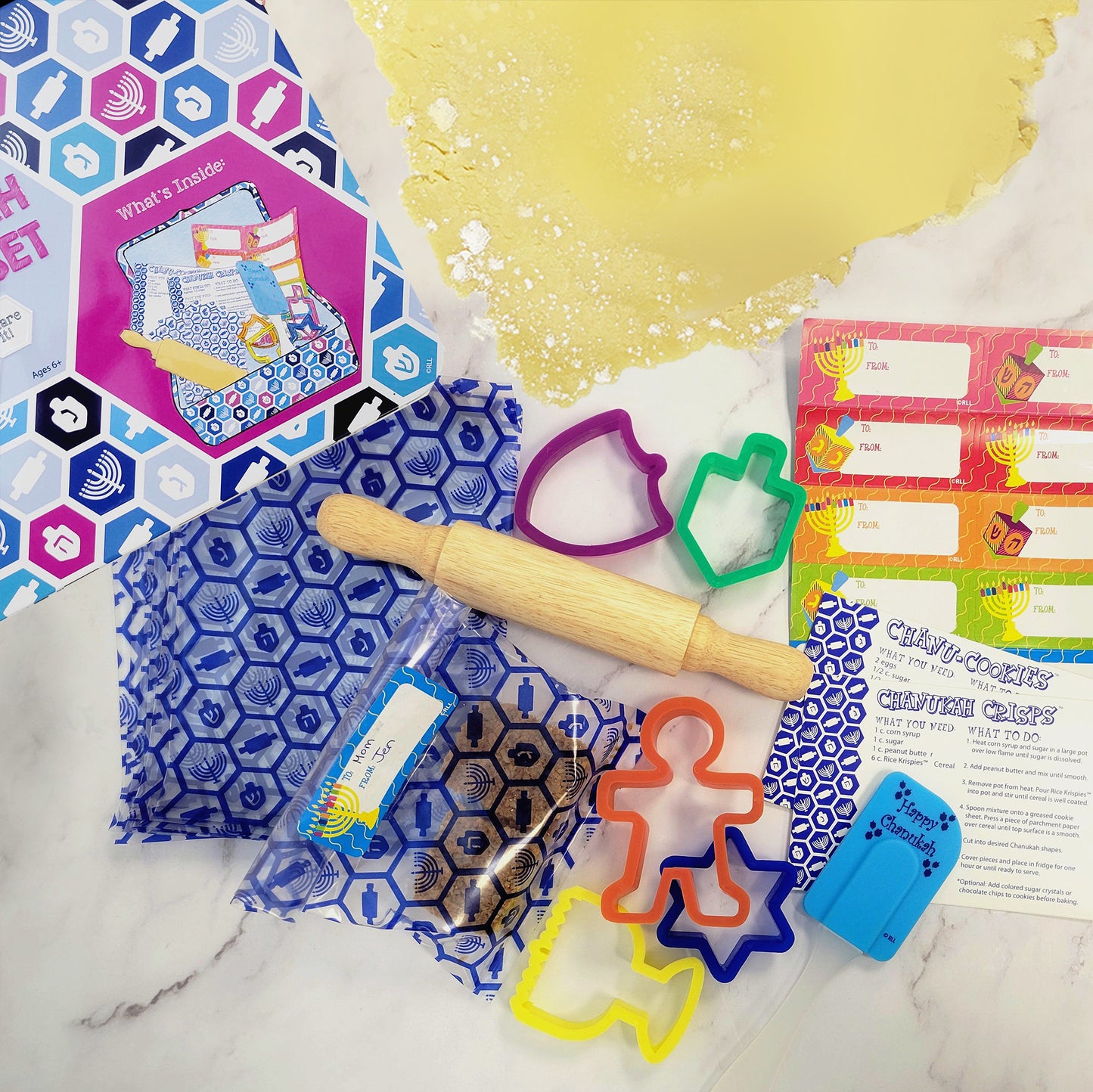 Chanukah - Kitchen, Baking Set in Collectible Tin