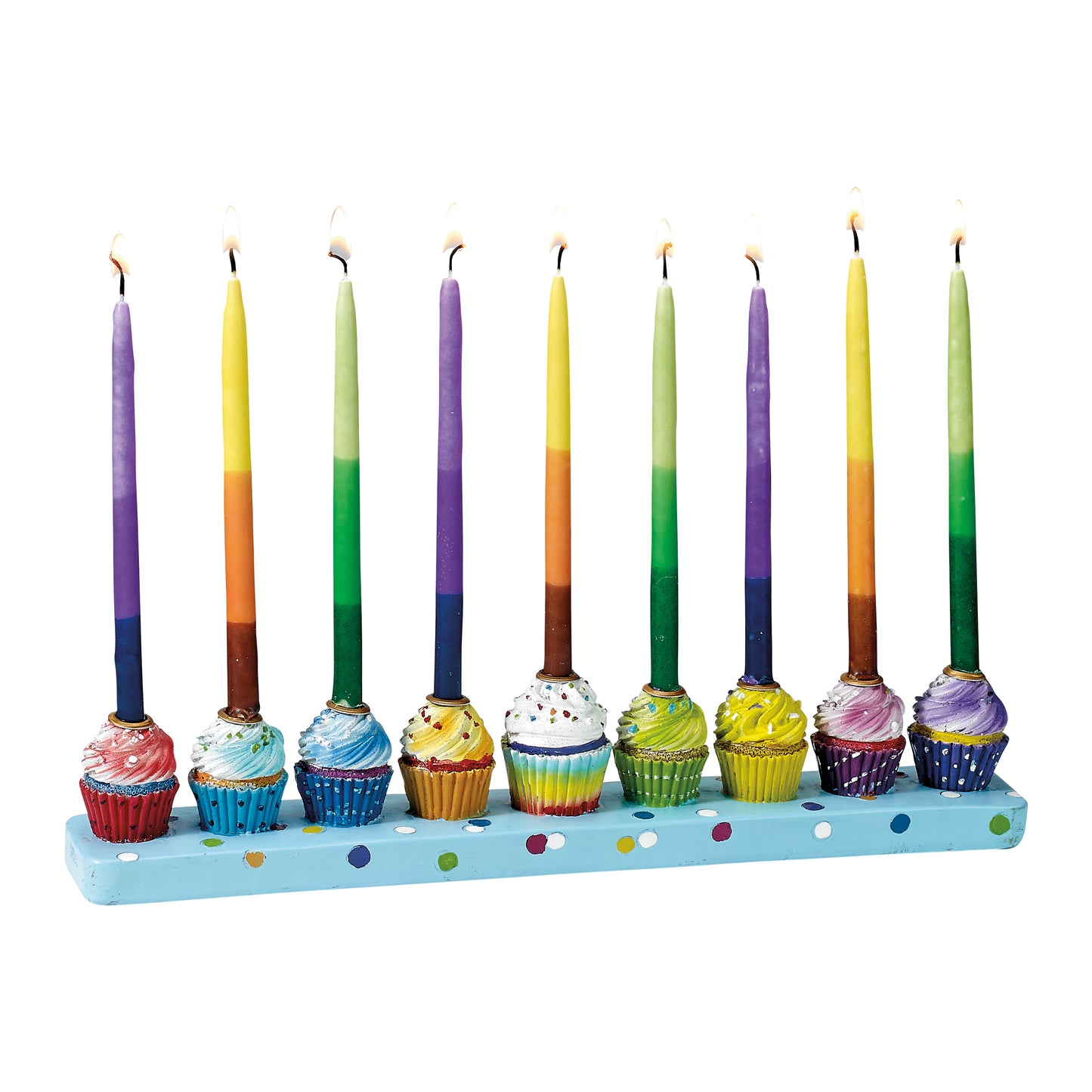 Chanukah - Candles 24pcs Color Choice Multi Tri-Color