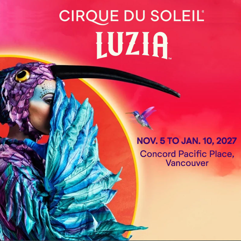 Cirque du Soleil LUZIA, Dec 13 at 1:00pm, Section 203, Row Q, Seat 22