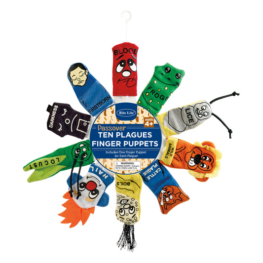 Toy - Passover Ten Plagues Finger Puppets