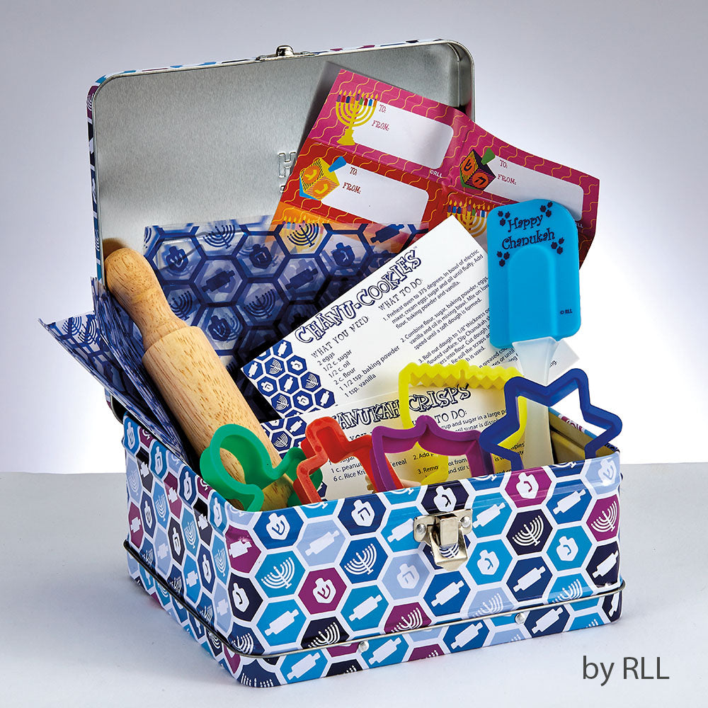 Chanukah - Kitchen, Baking Set in Collectible Tin